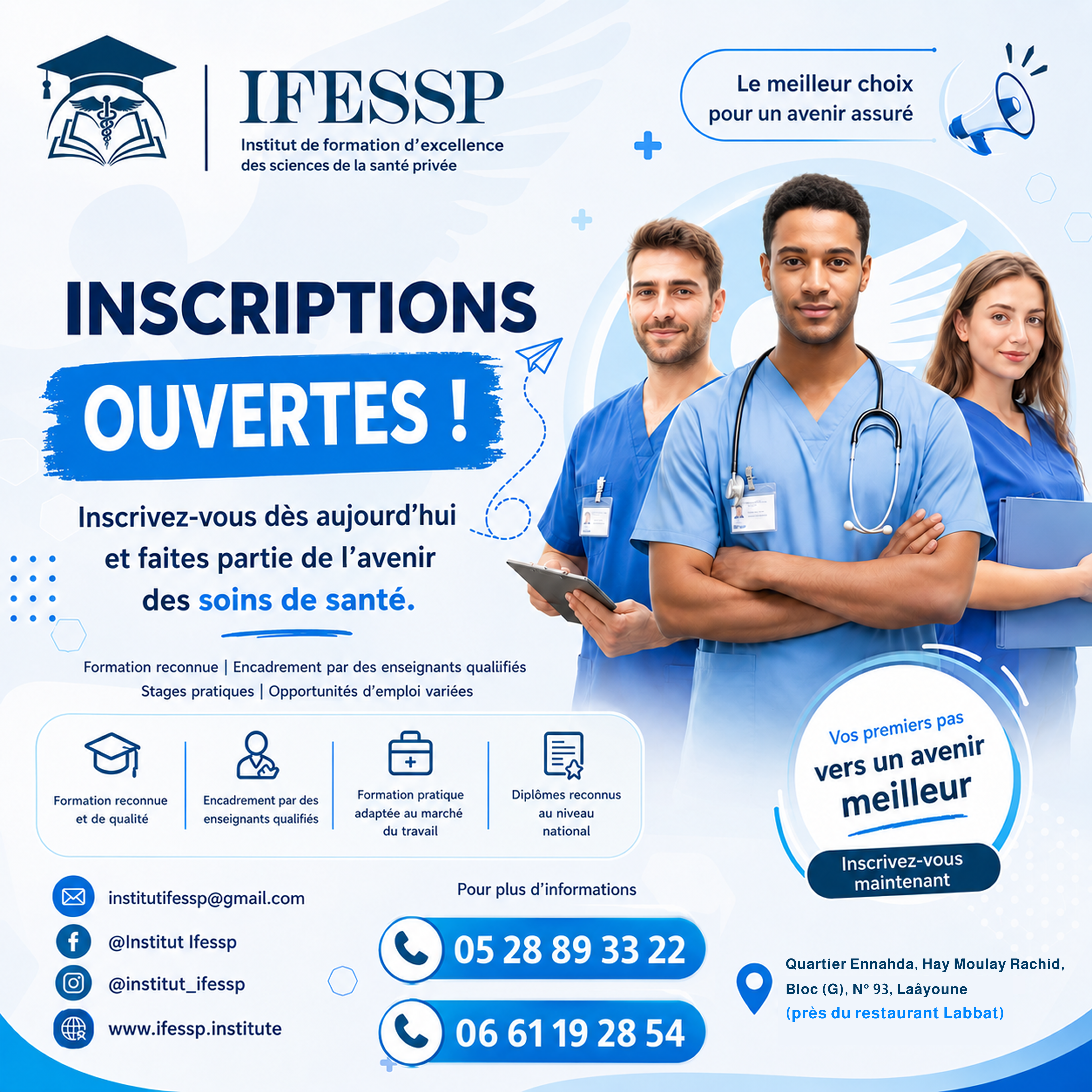 Inscriptions ouvertes - IFESSP